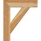 Ekena Millwork Traditional Block Rough Sawn Bracket, Western Red Cedar, 4"W x 20"D x 24"H BKT04X20X24TRA05RWR - alternate 2
